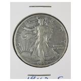 1942 Walking Liberty Silver Dollar, San Francisco Mint