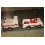 Barbie Jeep & Trailer