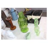 Uranium Glass Decanters