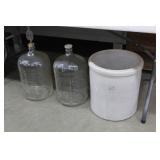 Wine Bottle, Crock
