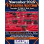 November 2026 Firearms Auction