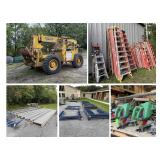 (1772) Equipment, Scaffolding, Telehandler & Tools Online Auction