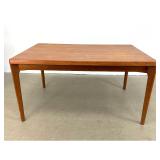 Lot 702  Danish Modern Henning Kjaernulf for Vejle Stole Mobelfabrik Teak Refractory Draw Leaf Extension Dini