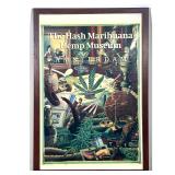 Lot 726  Willy de Bok 1995 The Hash Marihuana Hemp Museum Amsterdam Promotional Poster. Framed under glass.