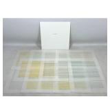 Lot 862  15pcs Agnes Martin offset lithograph prints on vellum 