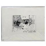 Lot 869  Andrew Wyeth Signed Print Country Square Dance 70-86 signed in the lower left in black pen A Wyeth. 