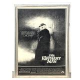 Lot 965  The Elephant Man Original 1980 Theatrical One Sheet Movie Poster Directed by David Lynch Framed unde