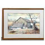 Lot 974  Andrew Nathaniel Wyeth Color Lithograph Print. Good margins and thick hard paper. 