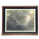 Lot 1017  Kaiko Moti Aquarium Aqua Tint Print 1966. Pencil signed and numbered 66-100