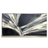 Lot 1028  Large Scale Mid-Century Modern Abstract Painting on Canvas Signed Anderson. Textured Monochrome Comp