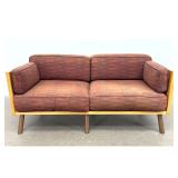 Lot 1049  Peter Stamberg and Paul Aferiat Salsa Settee for Knoll Studio Maple with Copper Legs
