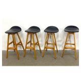 Lot 1152  Set 4 Contemporary Bar Stools After an Eric Buch Design. 