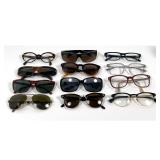 Lot 1168  Assortment of 12 Designer and Vintage Eyewear including Prada, Ray-Ban, Maui Jim, Oakley, and D and 