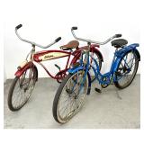 Lot 1213  2 Vintage Schwinn Bicycle Bikes. Hornet, Spitfire.