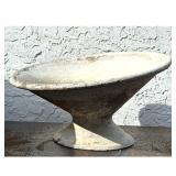 Lot 1233  WILLIE GUHL Corseted Form Footed Planter. ETERNIT, French. Tilted profile planter.