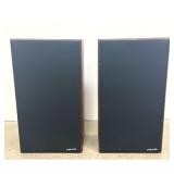Lot 1308  Pair of Polk Audio Monitor Series 10 Floor Standing Speakers with Silver Coil Dome Tweeters and Pass