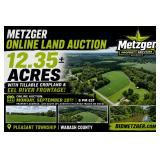 09.28.26 - 12.35+/- Acres with Tillable Cropland & Eel River Frontage!