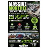 Metzger's Equipment & Vehicle LIVE Auction