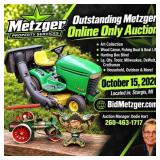 Outstanding Metzger Online Only Auction