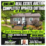 Metzger Online Real Estate Auction - Completely Updated Cottage at Nyona Lake with Space & Views