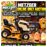 10.24.26 Cub Cadet Mower, Tools, Generator, Woodworking Equipment, Lawn & Garden, Household & More