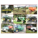 John Deere Tractors, Combine, Vehicles & Machinery