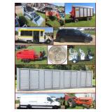 September Vehicles, Mini Excavators, Golf Carts, Farm Machinery, Outdoor & Coins