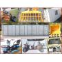 Storage Containers, Mini Excavators and Attachments