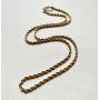 UES 14K Gold Rope Link Chain Necklace, Authentic Swarovski, Givenchy, 14K Gold Pearl Pendant, Italia