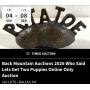 Back Mountain Auctions 2026 Who Said Lets Get Two Puppies Online Only Auction