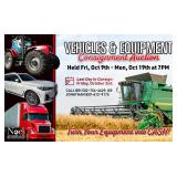 CONSIGNMENT OPEN! Fall Into Savings Vehicle & Equipment