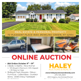 ONLINE ONLY AUCTION - TINSLEY PERSONAL PROPERTY 