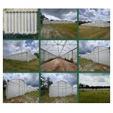 Hawthorne, Florida Greenhouse Auction, Ten High Tunnel Greenhouses Selling Individually