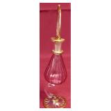 26 Cranberry Art Glass Perfume Bottle