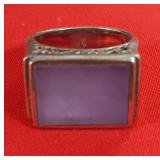 15 Sterling Ring W/ Stone