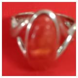 18 Sterling Ring W/ Stone