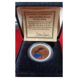 17 2000 Sacagawea Dollar in color