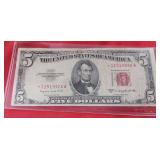 21 5 Dollar Red Seal Star Note 1953B