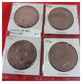 22 4 Pack of Ike Dollars