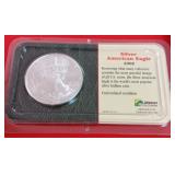 86 silver American Eagle Dollar