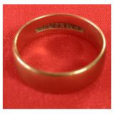 42 Solid Gold Wedding Band