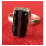 78 Sterling Ring Unusual Setting