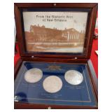128 3 Morgan Silver Dollars