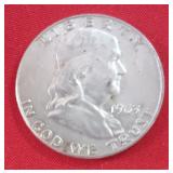 165 1963 Franklin Half Dollar