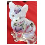 99 Fenton Hand Painted Cat