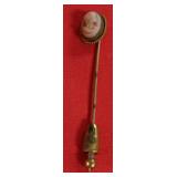 156 Cameo Stick Pin True Victorian