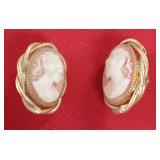 178 Cameo Earrings