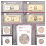 SEPTEMBER SILVER COINS & CURRENCY - Mondovi, WI