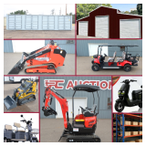 MINI EXCAVATORS & SKID STEERS, GOLF CARTS, CAR PORTS AND MORE - Mondovi, WI