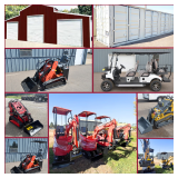 SHIPPING CONTAINERS, EXCAVATORS, SKID STEERS, GOLF CARTS - Mondovi, WI